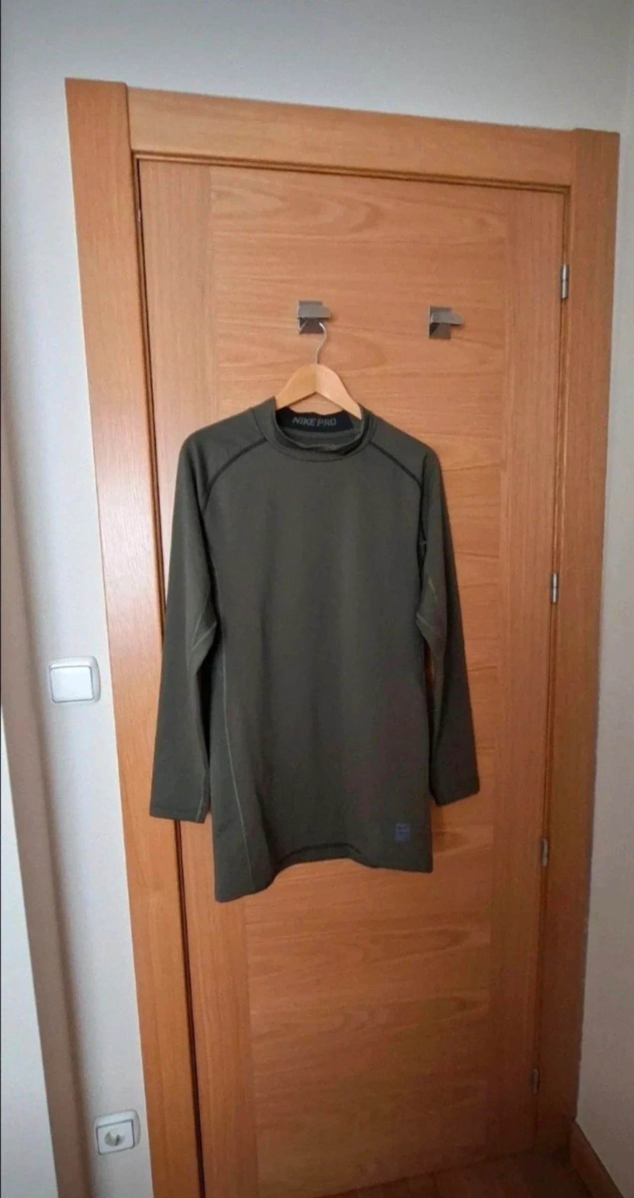 Camiseta técnica de hombre, manga larga, talla XXL. Compression.  Nike Pro.